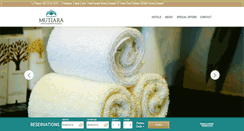 Desktop Screenshot of mutiarahotels.com